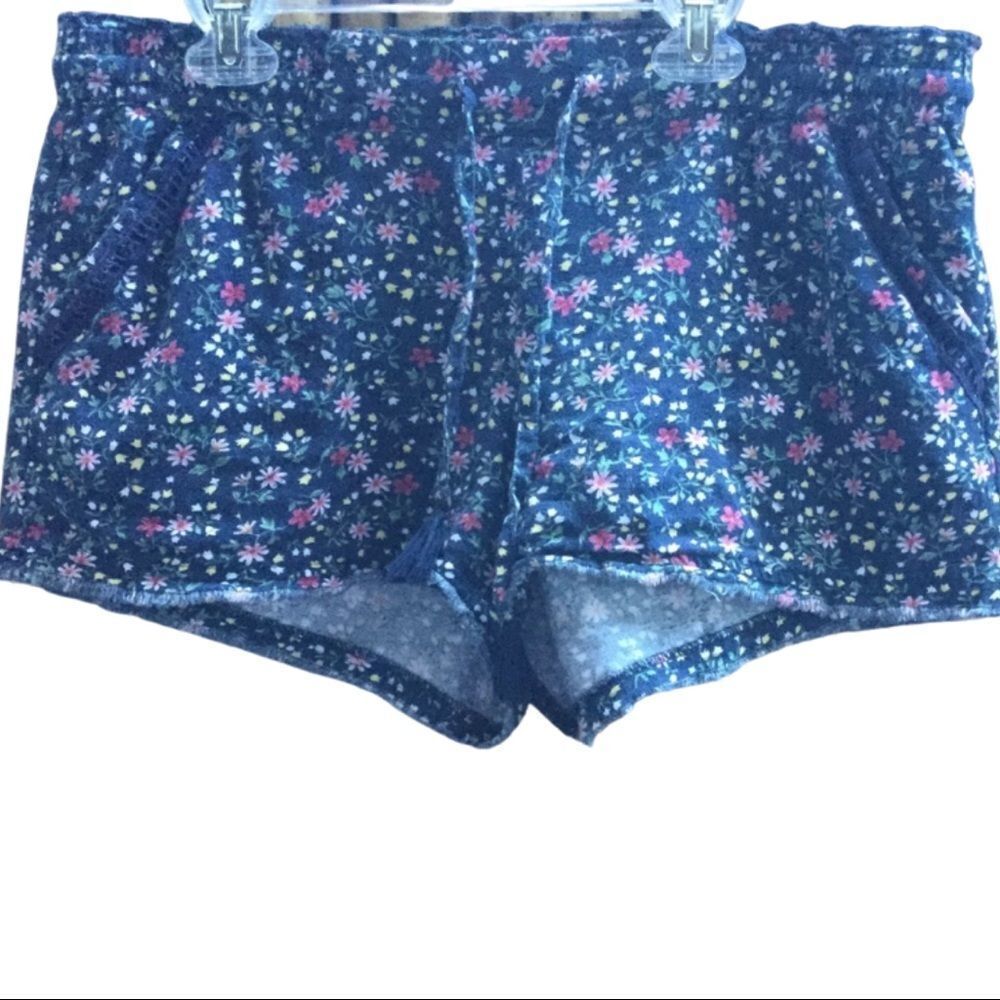Jolt Relaxed Floral Tie Short Size 28 (Juniors 7) - Picture 3 of 10